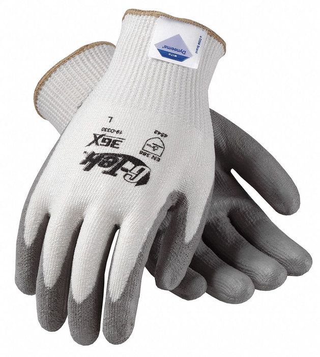 Cut Resistant Gloves White/Gray L PR