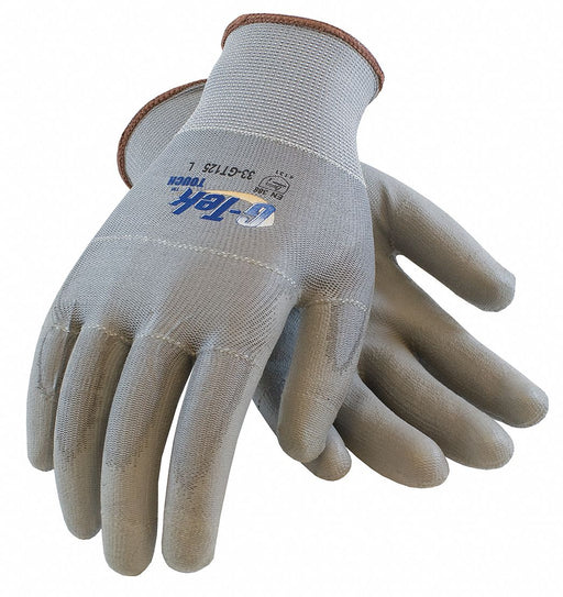 Coated Gloves L Gray PK12