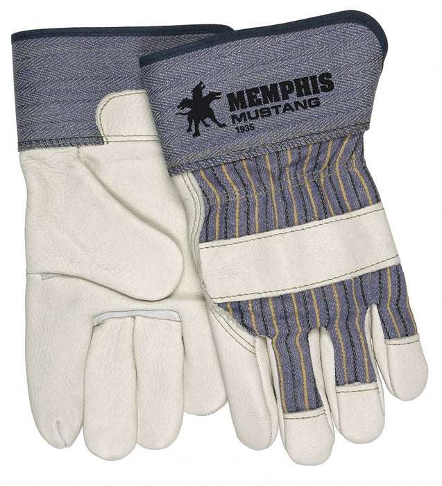 PR Leather Palm Gloves White XL 