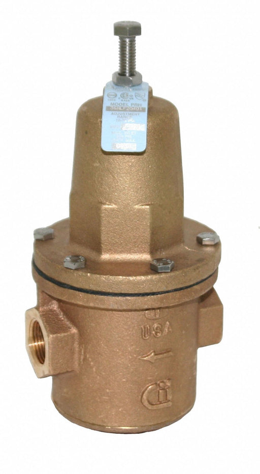 Water Pressure Reducing Valve 1/2 in