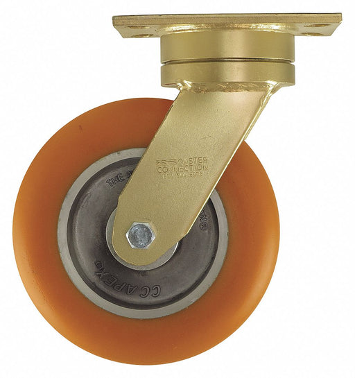 PlateCaster Swivel Polyurethane 10 1/8 H
