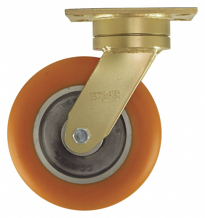 PlateCaster Swivel Polyurethane 10 1/8 H