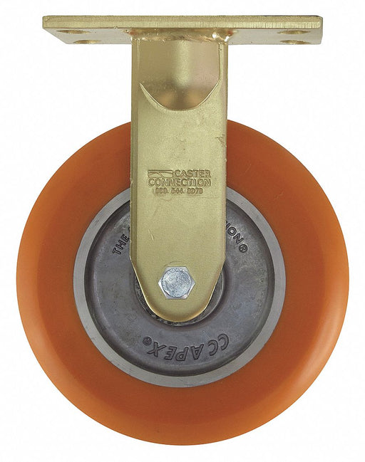 Plate Caster Rigid Polyurethane 10 1/8 H