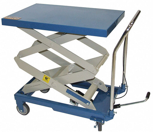 Scissor Lift Cart 14-7/64In H Steel