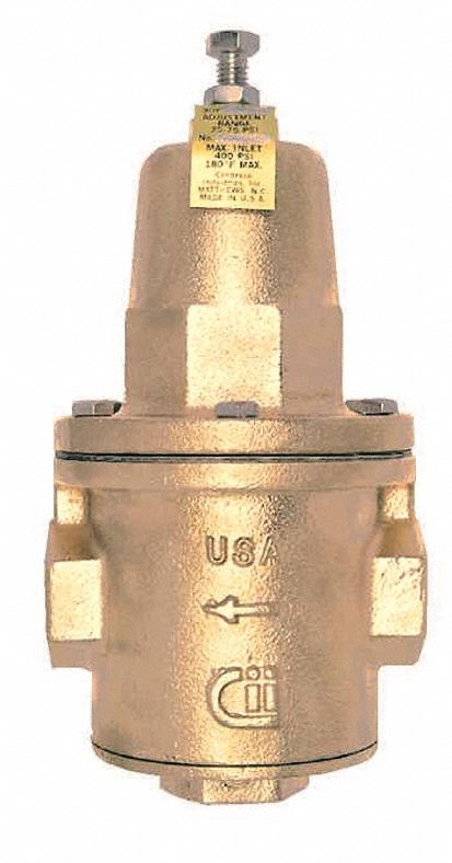 Water Pressure Reducing Valve 1/2 In.