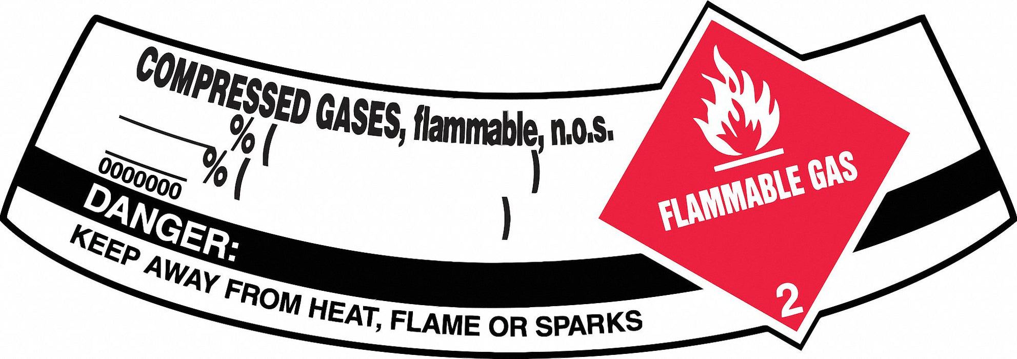 Cylinder Label 2 inx5 1/4 in Vinyl