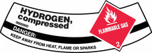 Cylinder Label 2 in x 5 1/4 in Vinyl