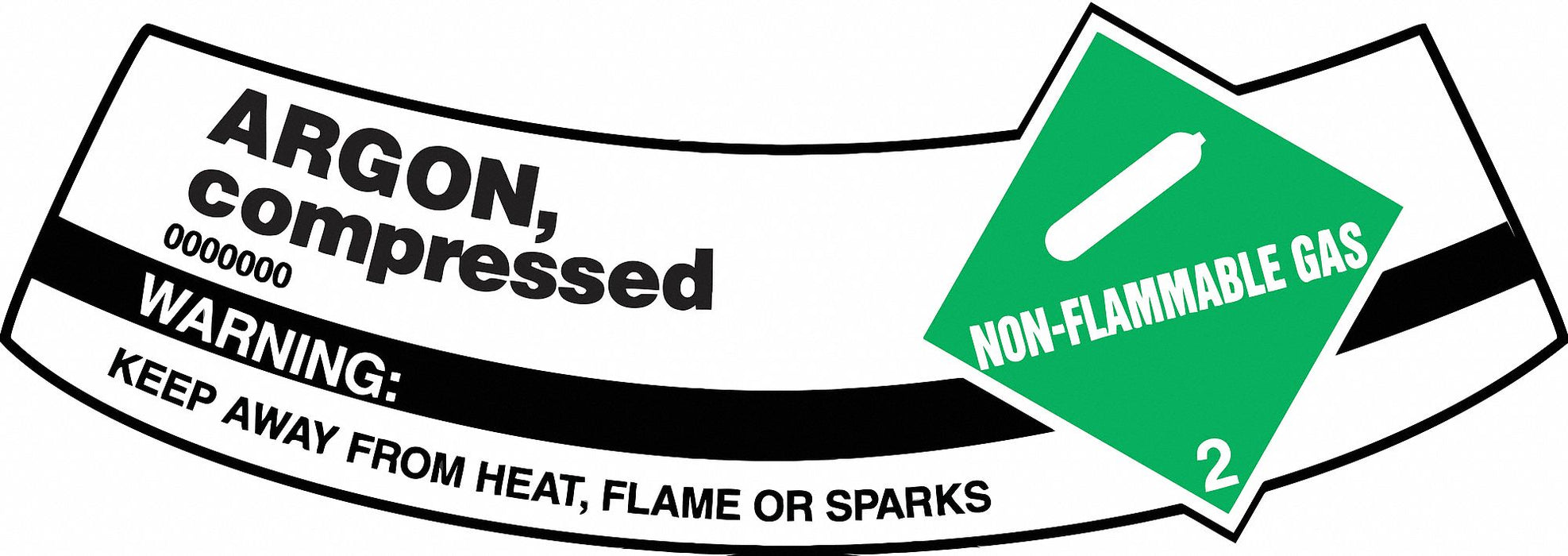 Cylinder Label 2 inx5 1/4 in Vinyl