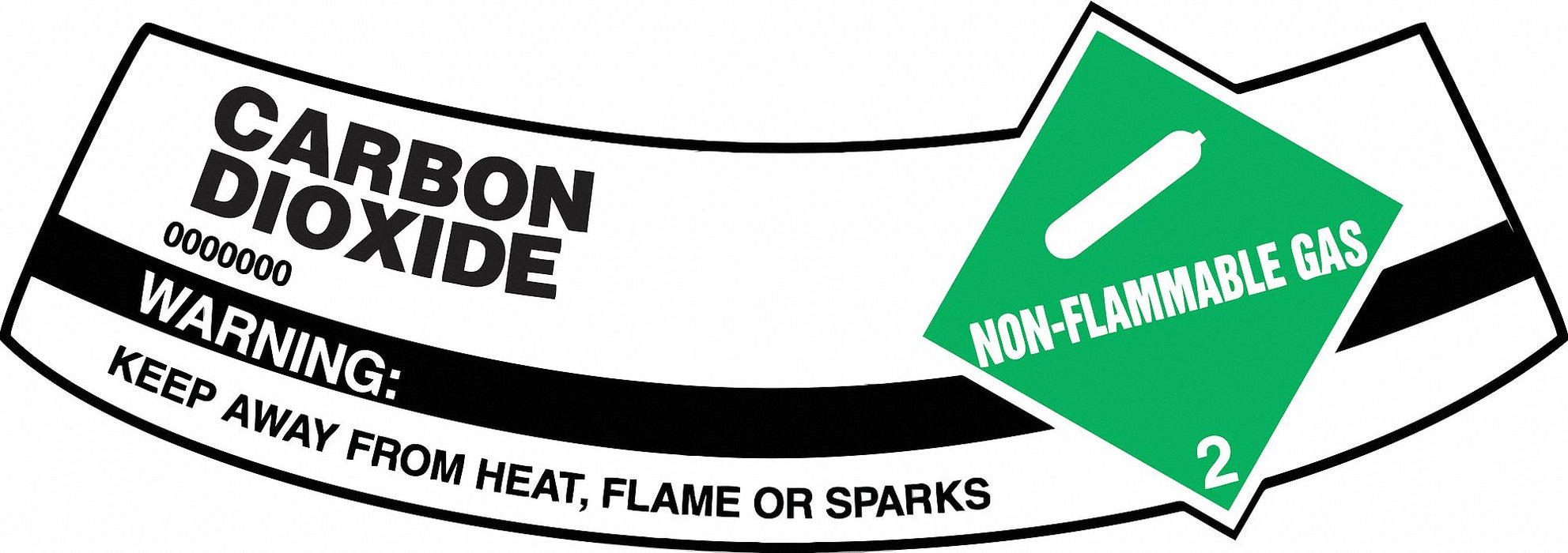 Cylinder Label 2 inx5 1/4 in Vinyl