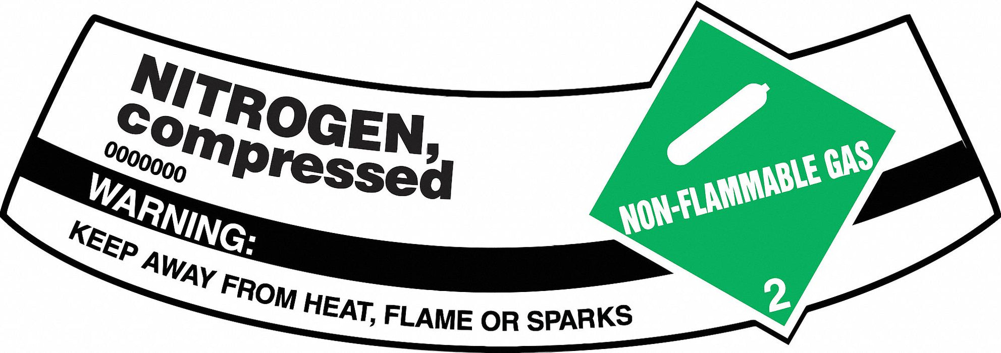 Cylinder Label 2 inx5 1/4 in Vinyl