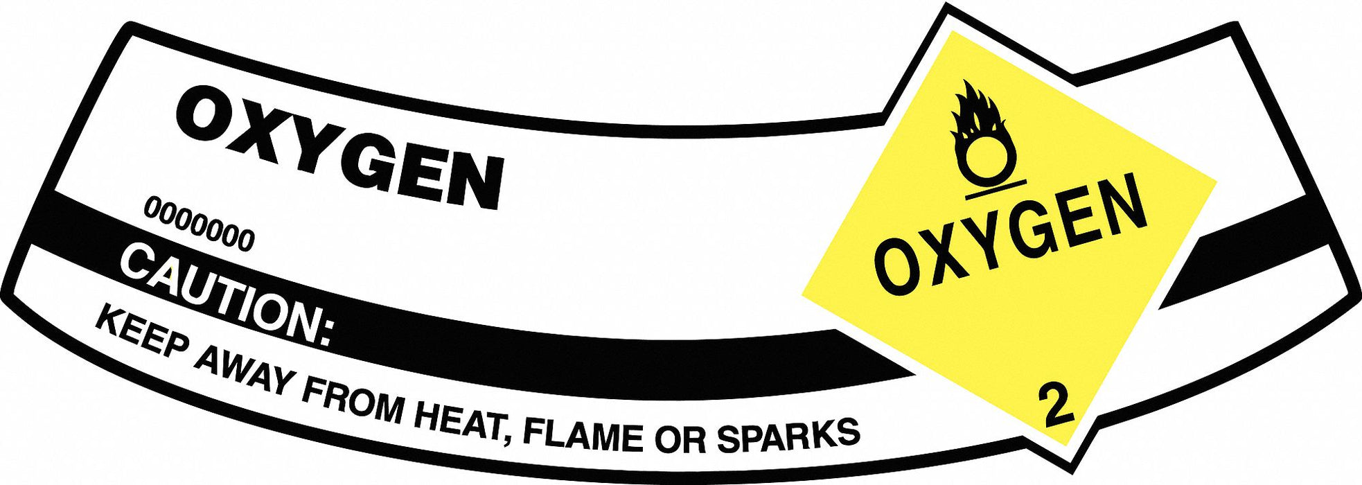 Cylinder Label 2 inx5 1/4 in Vinyl