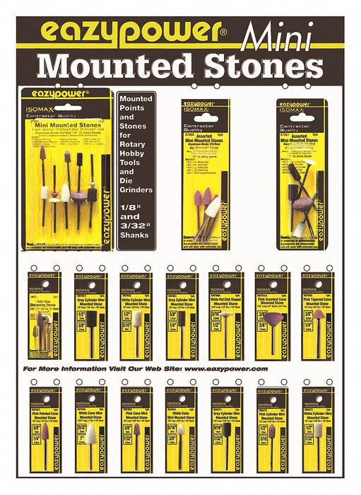 MiniMountedStoneAssortment 36pcs w/Case