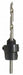 Drill/Countersink 3-1/4 in L Right Hand