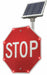 LED Stop Sign Red Solar
