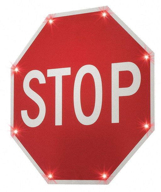 LED Stop Sign Stop Aluminum 24 x 24 
