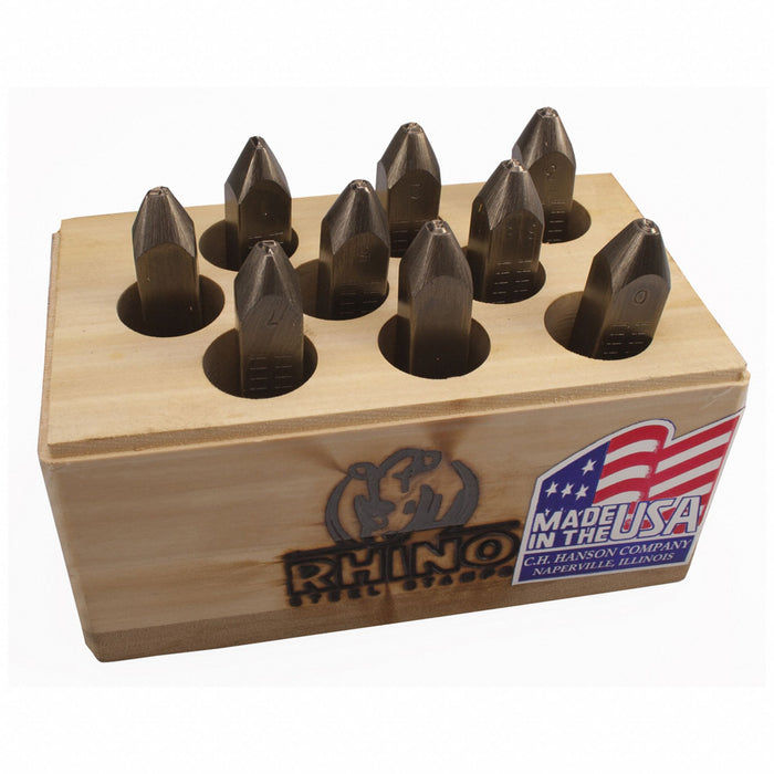 Hand Stamp Kit Number Set