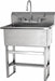 Scrub Sink 25 x20 x45.5 Silver