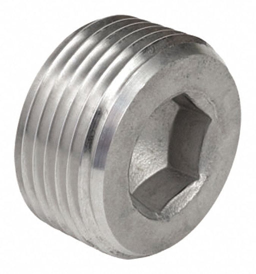 Threaded Plug SS Overall L 1 5/16in
