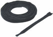 Hook-and-Loop Cable Tie 2 ft Black PK15