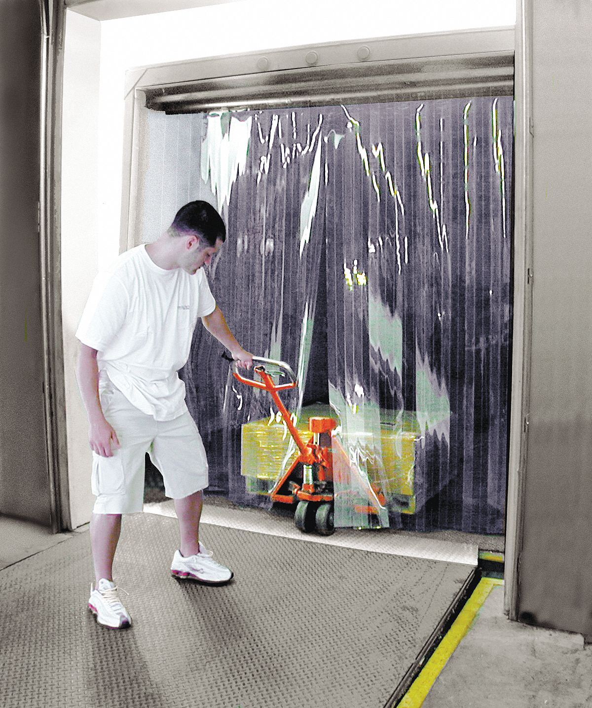 Truck Strip Door Reinforced 8ftHx8ftW