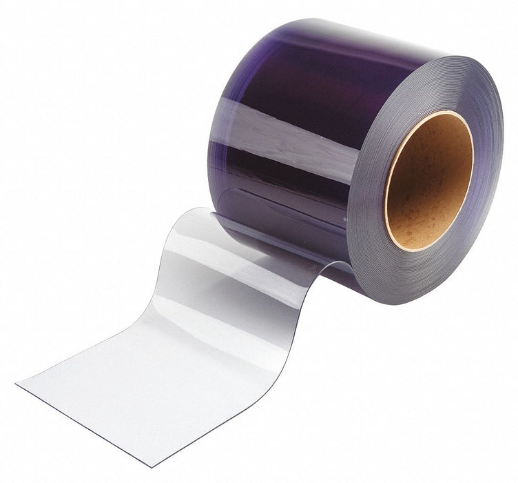Flexible Bulk Rolls Smooth 8in Clear PVC