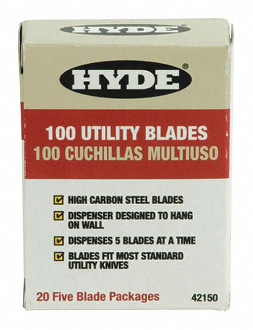 Hd Utility Knife Blades PK100