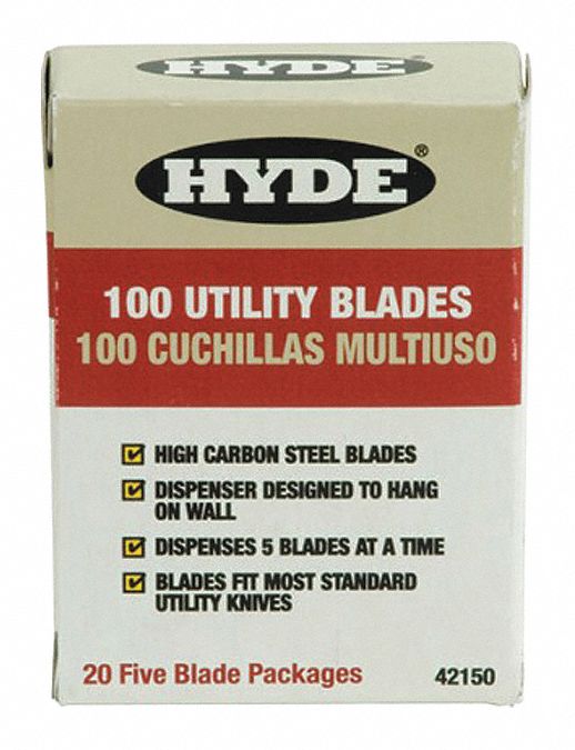 Hd Utility Knife Blades PK100