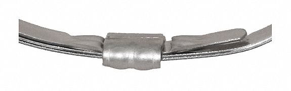 JS Style Band Clamp 1/2 W Lip-Lock PK100