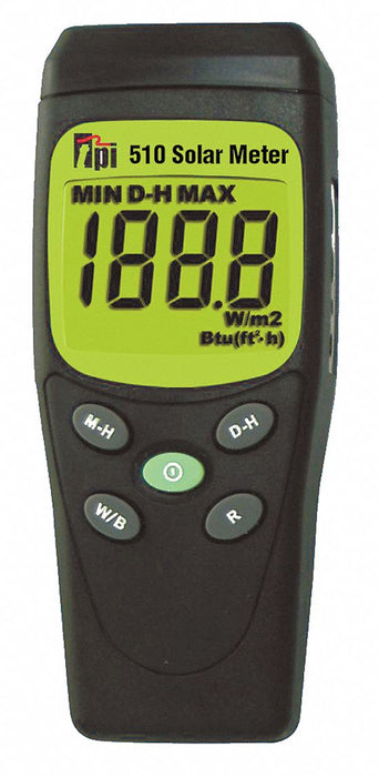 Irradiance Meter 1 999 W/sq m 0 -360