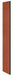 End Panel Flat Top D21 x H72 Cherry
