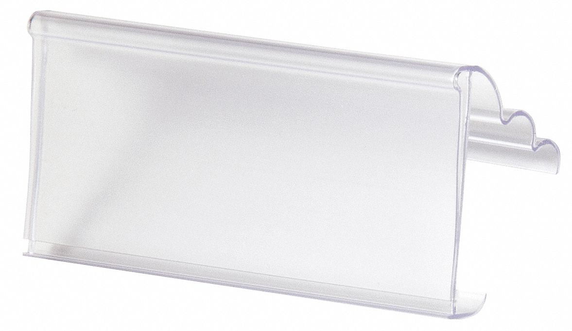 LabelHolder 3inL 1.25inW Clear PK25