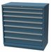 K3759 ModDrwrCab 41.75 x40 x22.5 Blu 7Drwr