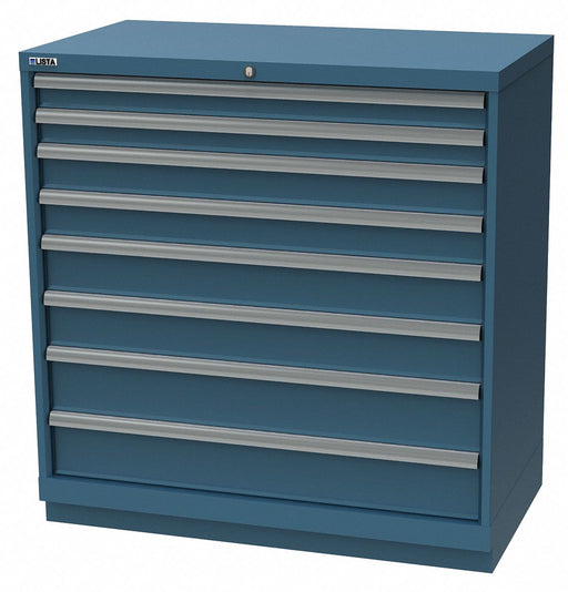 K3764 ModDrwrCab 41.75 x40 x22.5 Blu 8Drwr