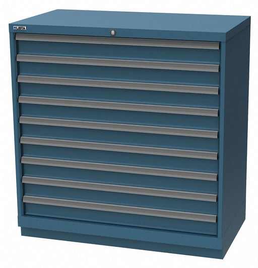 Mod Drwr Cab 41-3/4 H 9 Drwr Clssc Blue
