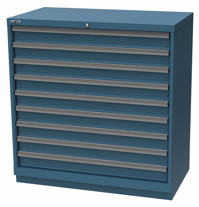 Mod Drwr Cab 41-3/4 H 9 Drwr Clssc Blue
