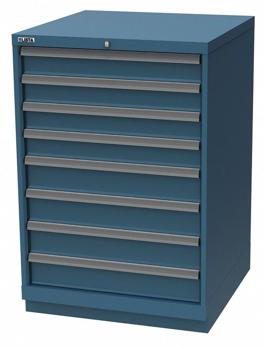 K3761 ModDrwrCab 41.75 x28 x28.5 Blu 8Drwr
