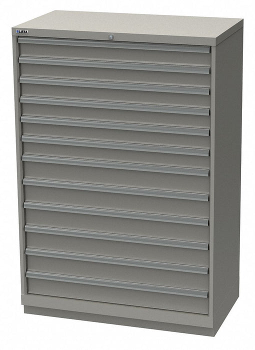 Mod Drwr Cab 59-1/2 H 12 Drwr Light Gray
