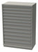 Mod Drwr Cab 59-1/2 H 12 Drwr Light Gray