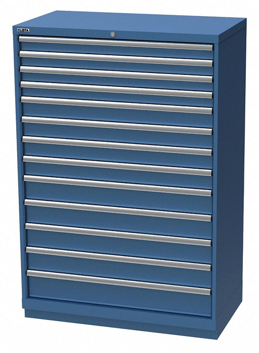Mod Drwr Cab 59-1/2 H 13 Drwr Brght Blue