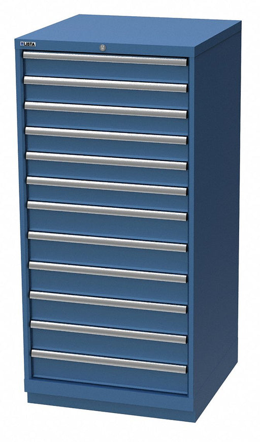 Mod Drwr Cab 59-1/2 H 12 Drwr Brght Blue