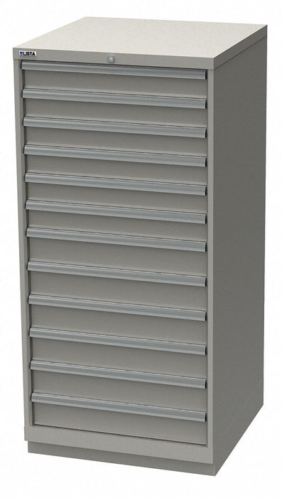 Mod Drwr Cab 59-1/2 H 12 Drwr Light Gray