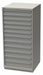 Mod Drwr Cab 59-1/2 H 12 Drwr Light Gray