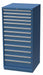 Mod Drwr Cab 59-1/2 H 13 Drwr Brght Blue