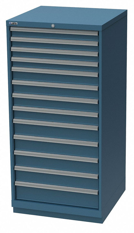 Mod Drwr Cab 59-1/2 H 13 Drwr Clssc Blue