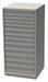 ModDrwrCab 57 x28 x28.5 LtGry 12Drwr