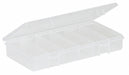 CompartmentBox 4.25inW 8.25inL Clear