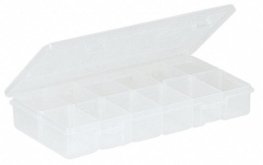 CompartmentBox 4.25inW 8.25inL Clear