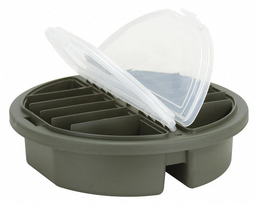 CompartmentBox 12inW 3.75inL Green