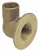 FlangeElbow Bronze Cup1/2 FNPT1/2 