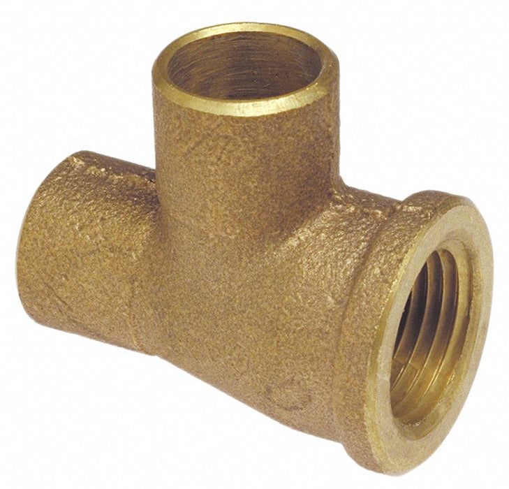 Tee Bronze Cup 1  FNPT 3/4  Cup 1 